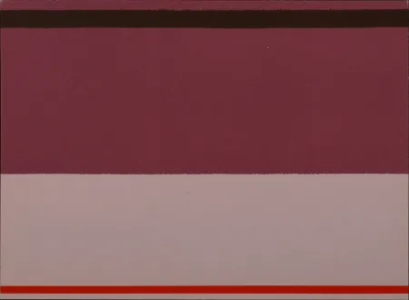 Sérigraphie Noland - Abstract Composition, 1973 -  Hand-numbered!