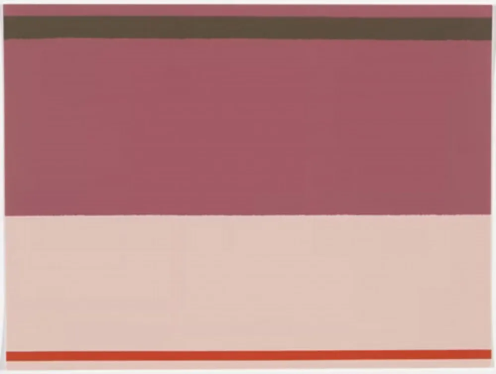 Sérigraphie Noland - Untitled from The New York Collection for Stockholm