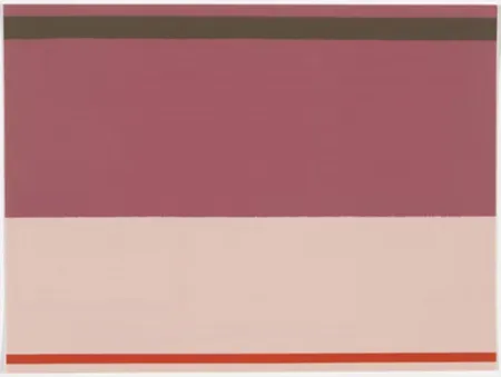 Sérigraphie Noland - Untitled from The New York Collection for Stockholm