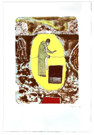 Lithographie Nørgaard - Mémoire d'outre tombe 2