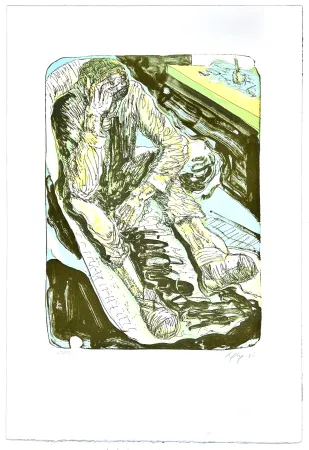 Lithographie Nørgaard - Mémoire d'outre tombe 3