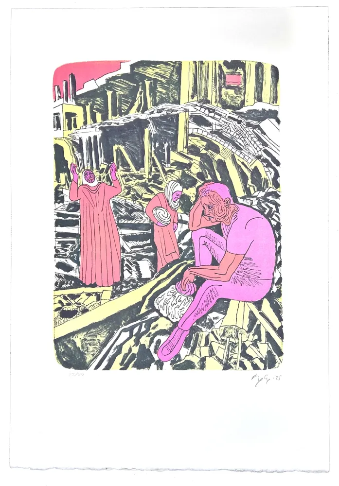 Lithographie Nørgaard - Mémoire d'outre tombe 4