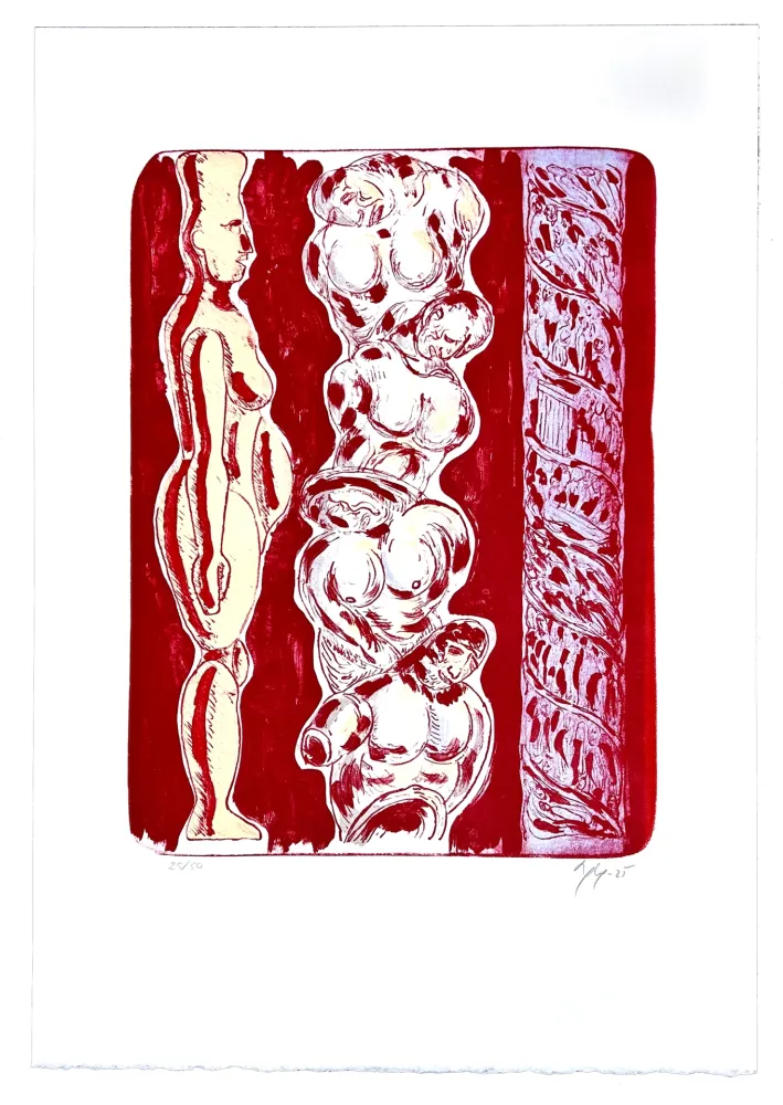 Lithographie Nørgaard - Mémoire d'outre tombe 6