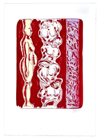 Lithographie Nørgaard - Mémoire d'outre tombe 6