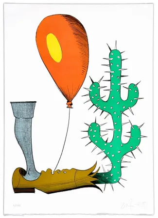 Lithographie Nørgard - Le début de l'amitié de toute une vie 