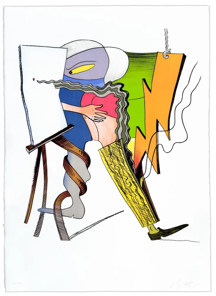 Lithographie Nørgard - On the Road to Dotland