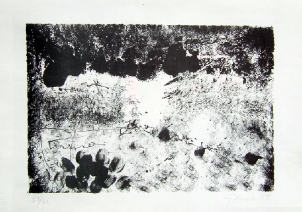 Lithographie Novelli - Senza titolo