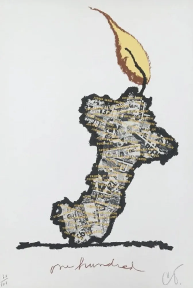 Sérigraphie Oldenburg - Centennial Print for the Judson Memorial Church