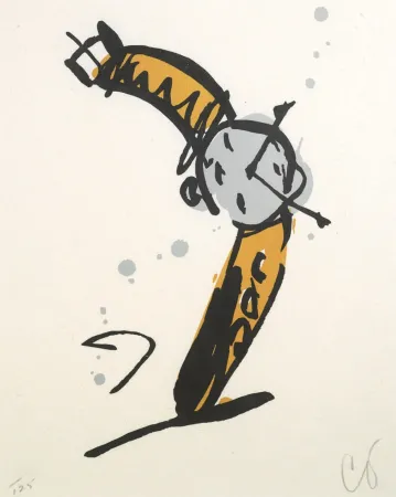 Lithographie Oldenburg - Wrist Watch Rising, from Art Pro-Choice II