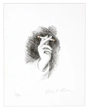 Lithographie Olivier O - Par les deux bouts