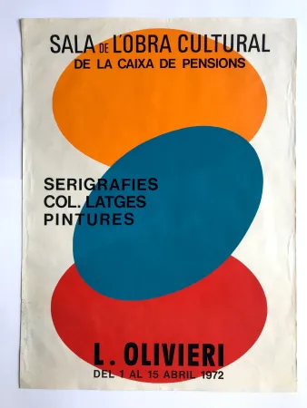 Affiche Olivieri - Sala de l'obra cultural / Caixa de pensions