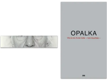 Livre Illustré Opalka - L'art en écrit