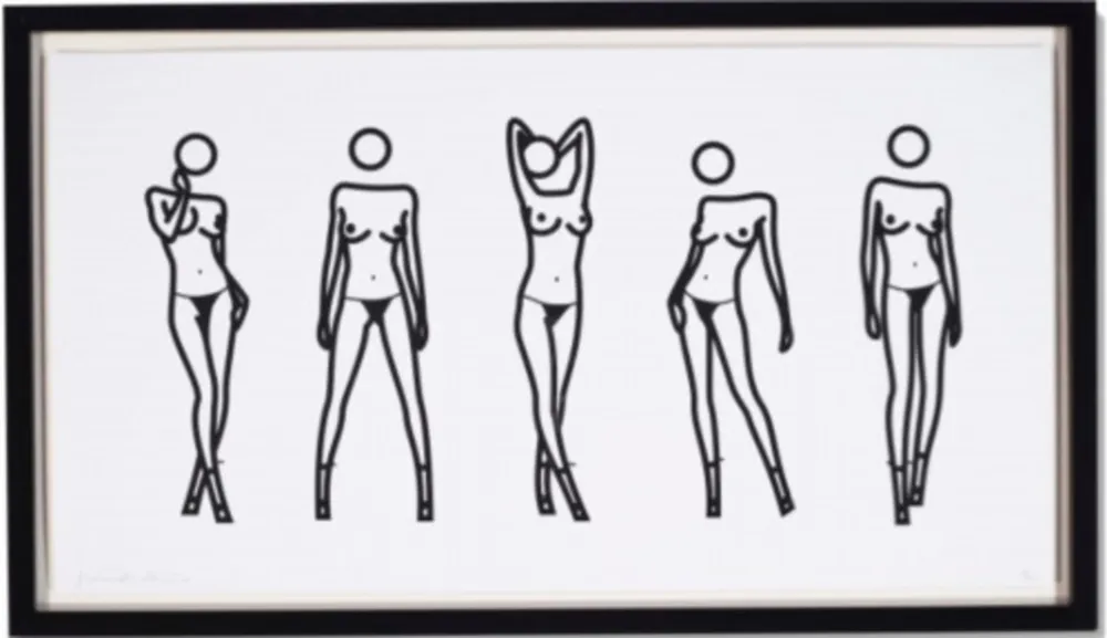 Sérigraphie Opie - Bijou Gets Undressed 7 (Cristea 56)