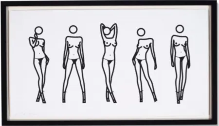 Sérigraphie Opie - Bijou Gets Undressed 7 (Cristea 56)