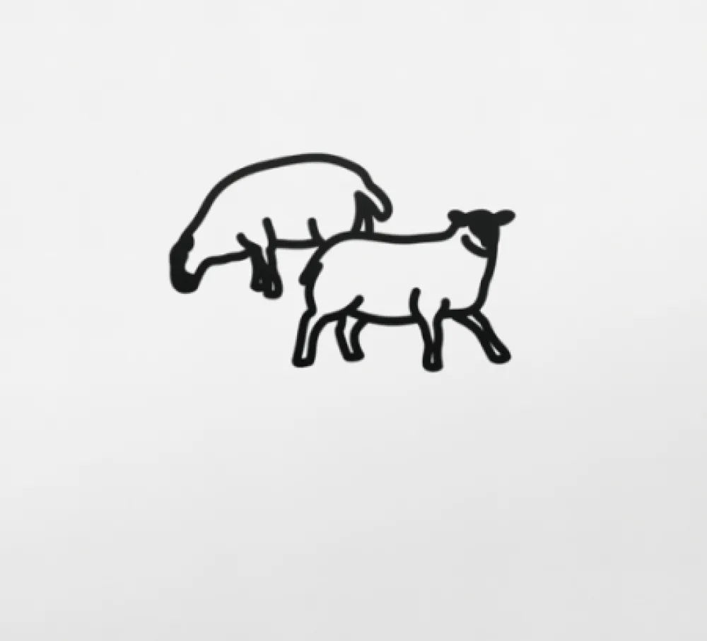 Aucune Technique Opie - Sheep 2, from Nature 1 Series