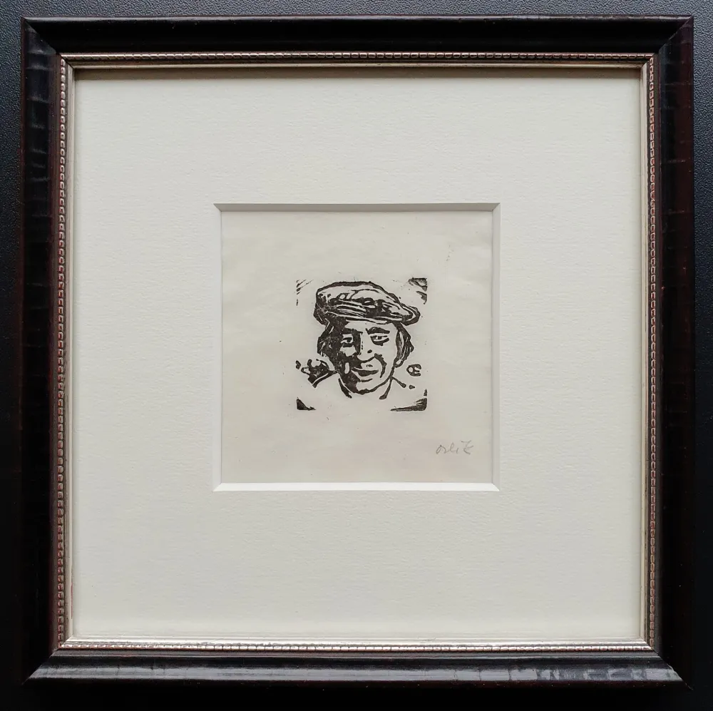 Gravure Sur Bois Orlik - Kleiner Kopf