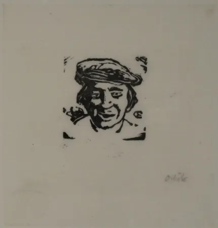 Gravure Sur Bois Orlik - Kleiner Kopf