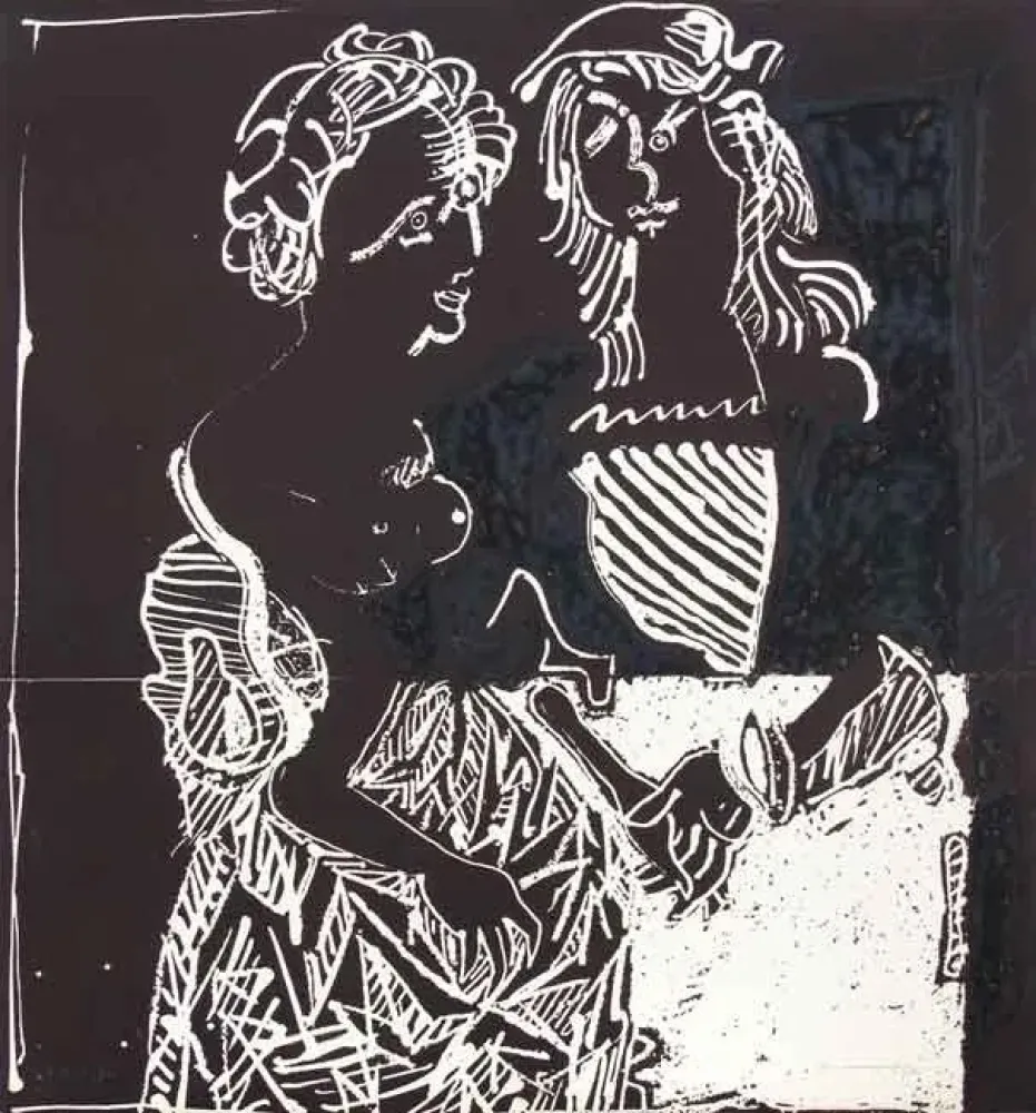 Eau-Forte Ortega - Enamorados