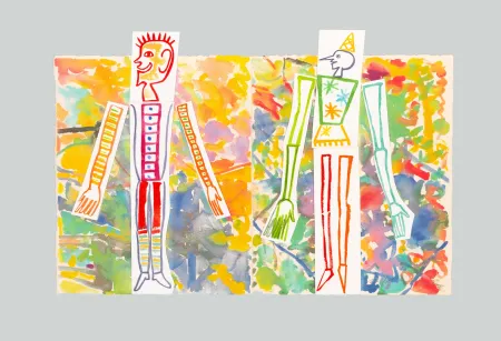 Sérigraphie Paladino - Pinocchio