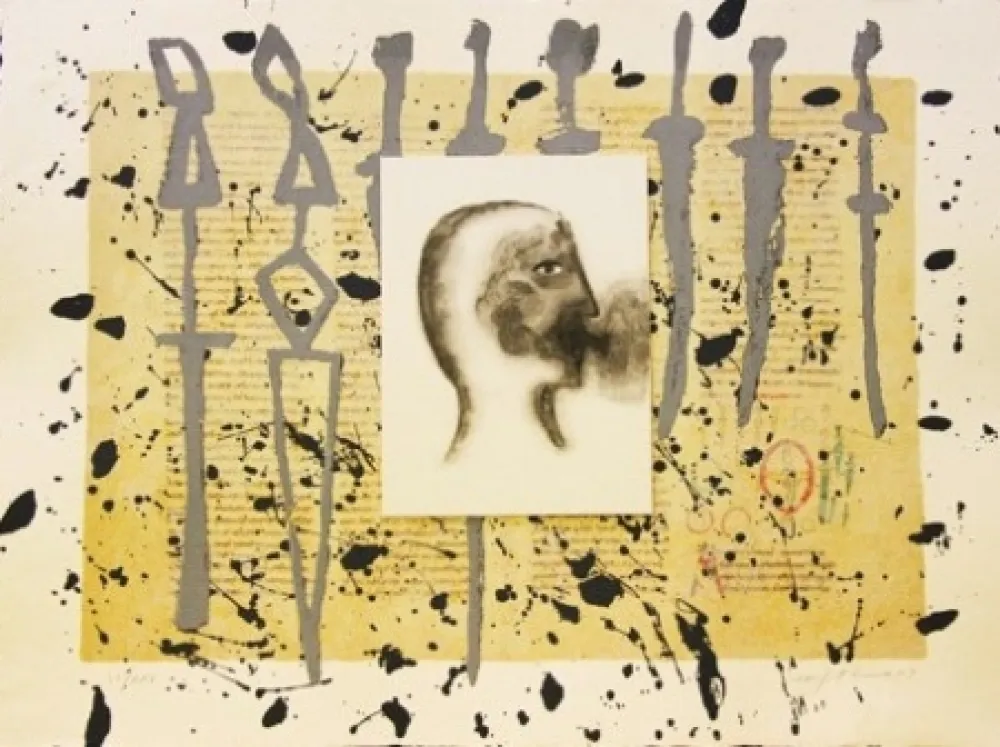 Eau-Forte Et Aquatinte Paladino - Rabanus Maurus