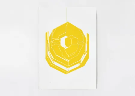 Lithographie Palazuelo - Emblema I (jaune)