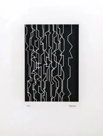 Lithographie Palazuelo - Musica I