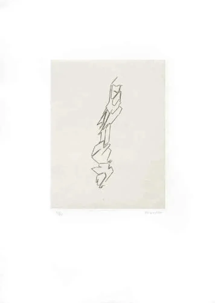 Eau-Forte Et Aquatinte Palazuelo - Script III