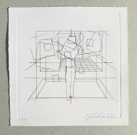 Gravure Paolini - Cinque esercizi di stile (tav. A)