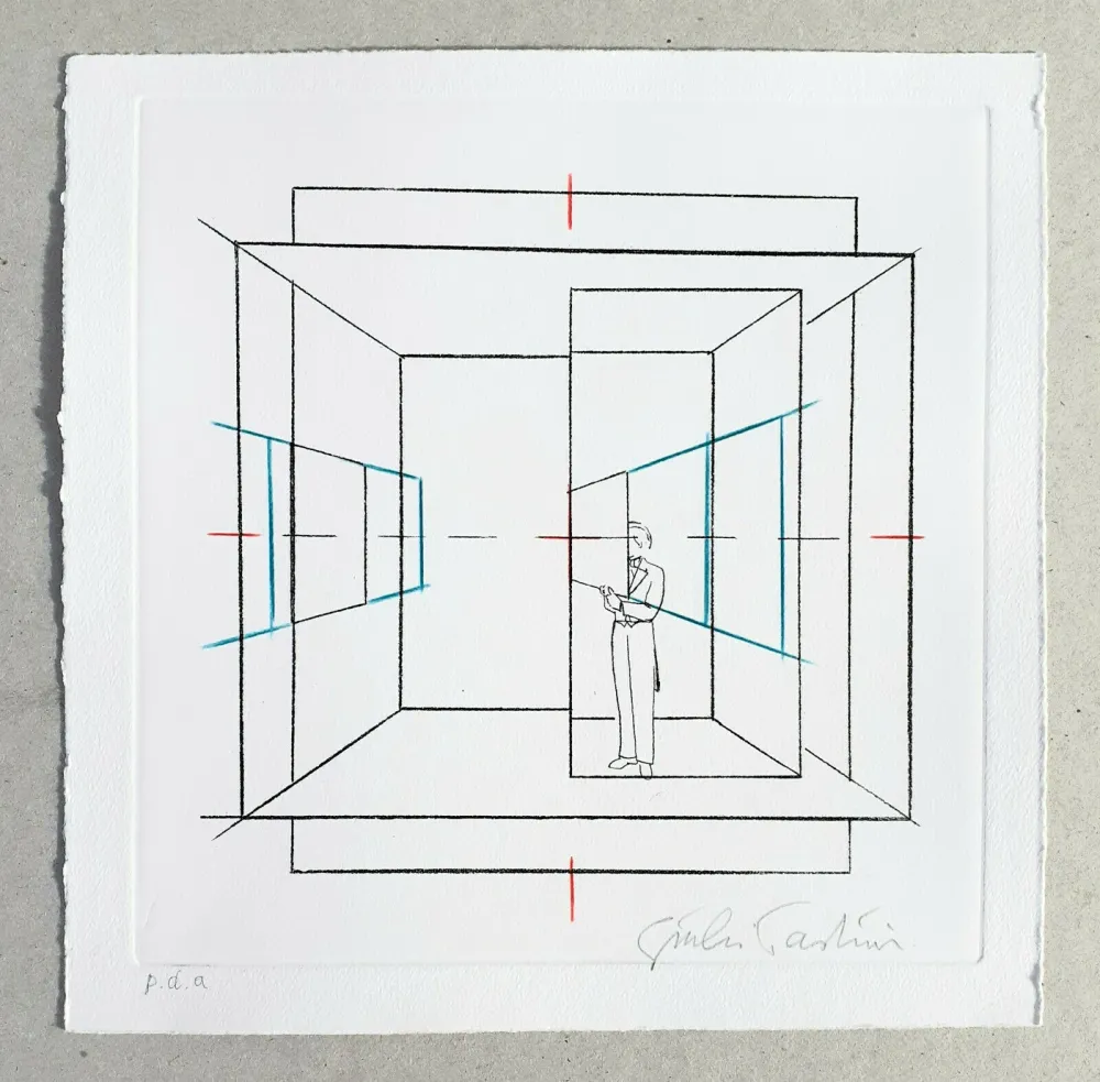 Gravure Paolini - Cinque esercizi di stile (tav. B)