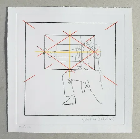 Gravure Paolini - Cinque esercizi di stile (tav. E)