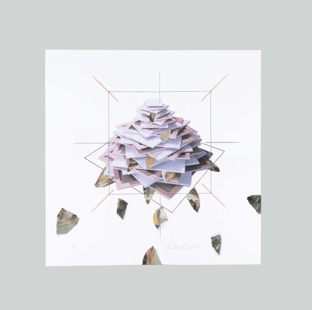 Lithographie Paolini - Con F. de P.