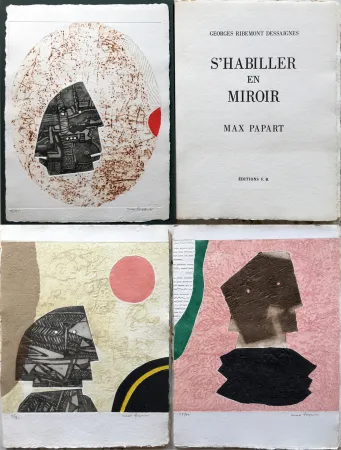 Eau-Forte Et Aquatinte Papart - G. Ribemont Dessaignes : S’HABILLER EN MIROIR (1977).