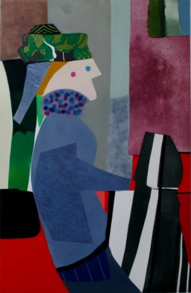 Aquatinte Papart - O Douce Fantaisie