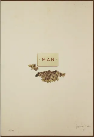 Lithographie Parmiggiani - Senza titolo