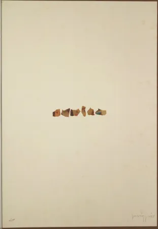 Lithographie Parmiggiani - Senza titolo