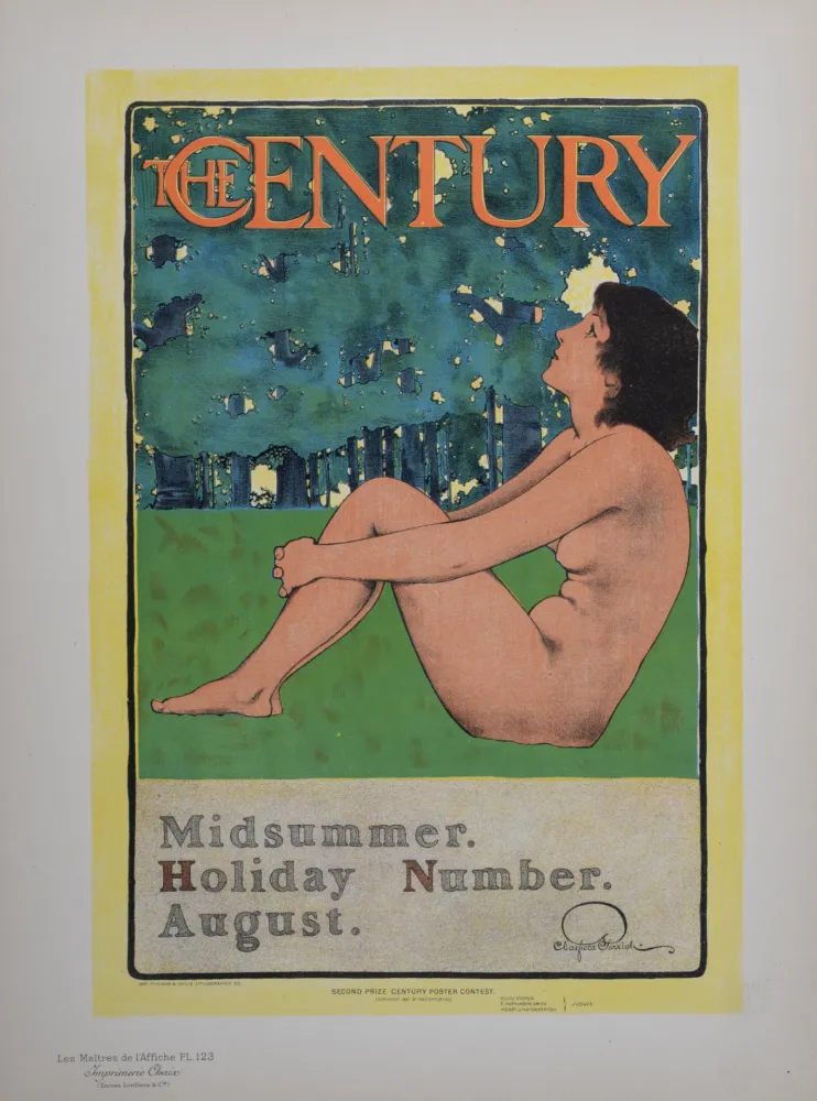Lithographie Parrish - The Century Magazine, Les Maitres de L’Affiche, 1898
