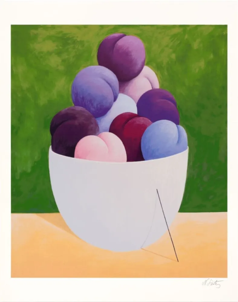 Sérigraphie Party - Purple Peaches