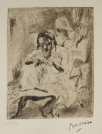 Pointe-Sèche Pascin - Chercheuse de poux