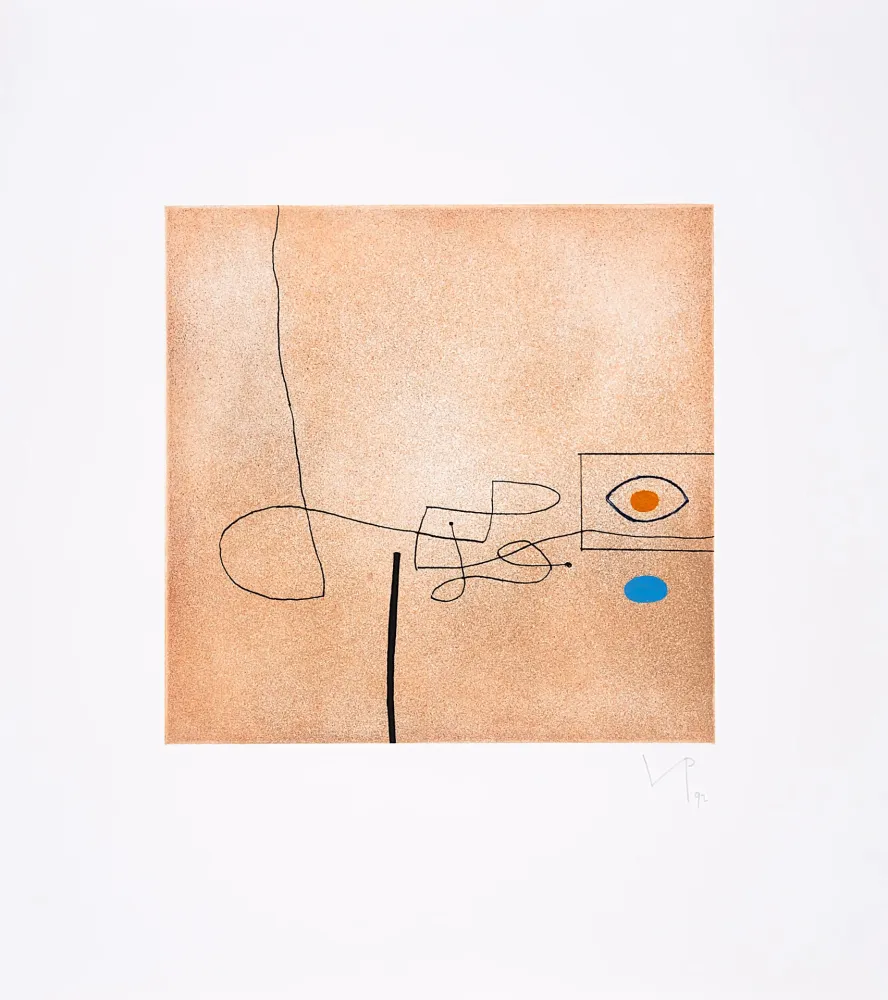 Aquatinte Pasmore - Images on the Wall G, Edition B 