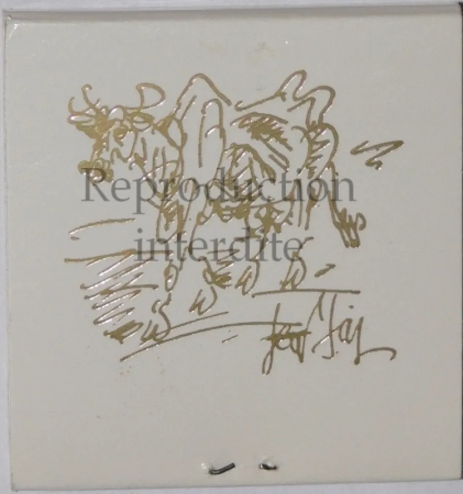 Sérigraphie Paul  - Allumettes personnelle de Gen Paul / Personal smatch boxes of Gen Paul