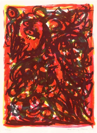 Lithographie Pedersen - Composition