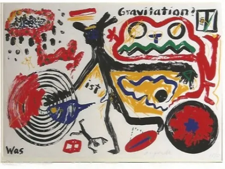 Sérigraphie Penck - Was ist Gravitation
