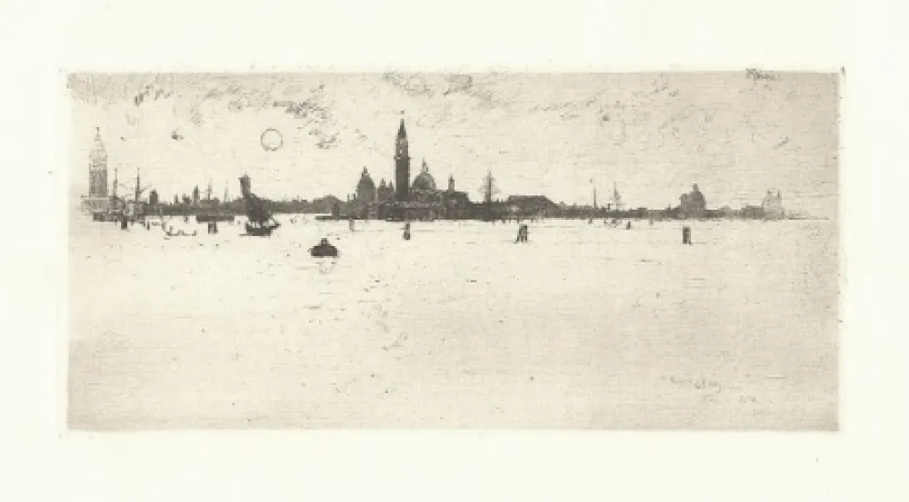 Gravure Pennell - Venice from the Sea