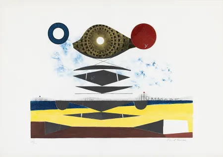 Lithographie Penrose - Hommage (a Man Ray)