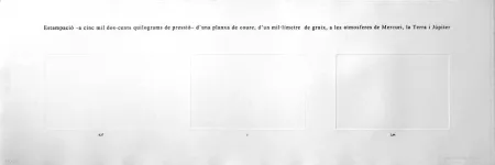 Eau-Forte Perejaume - Atmosferes  