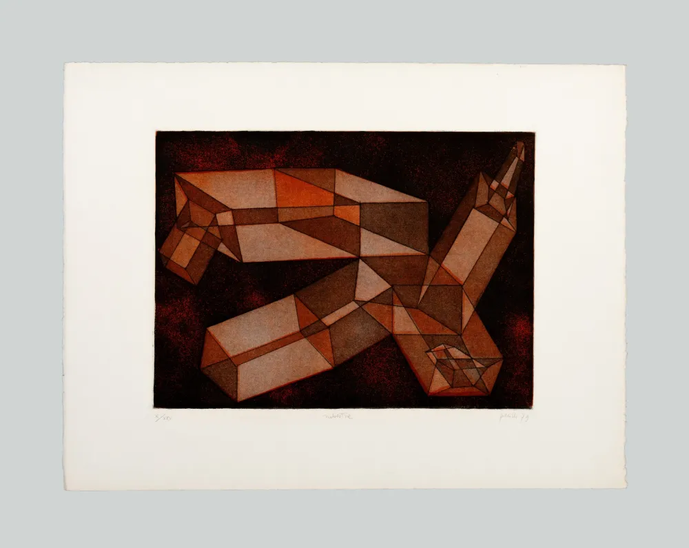 Eau-Forte Et Aquatinte Perilli - Rubestre