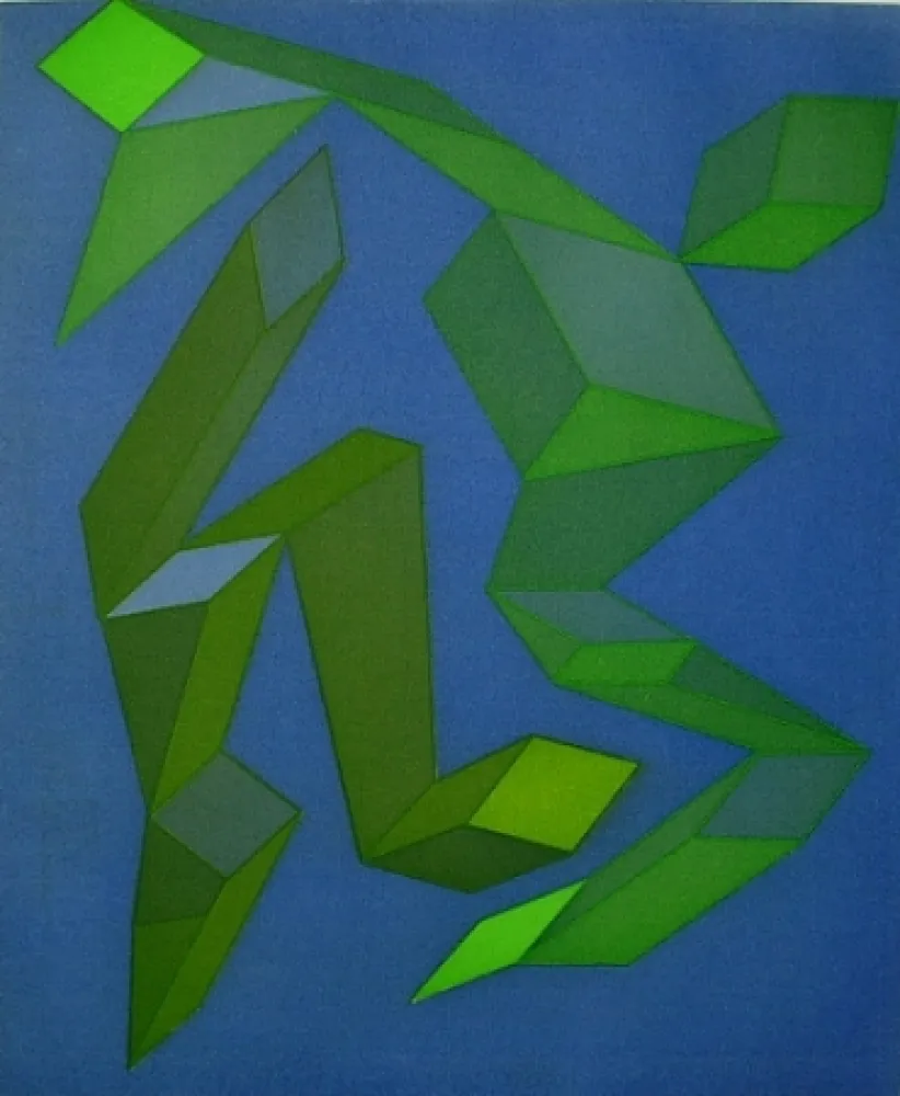 Eau-Forte Et Aquatinte Perilli - Tanzeclabirinthen