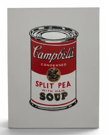 Multiple Pettibon - Andy Warhol, Campell’s Soup, Split Pea