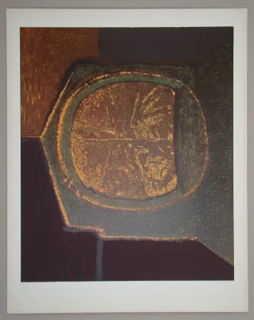 Sérigraphie Piaubert - Composition VI.-1964