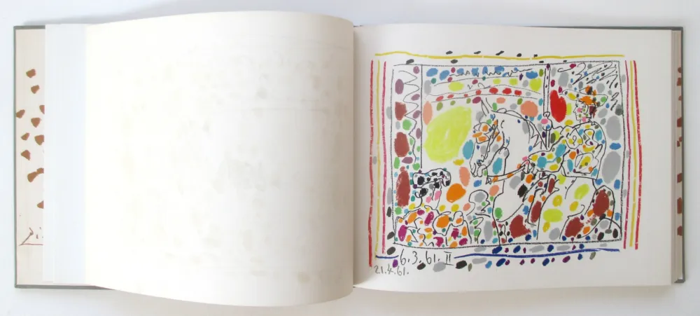 Lithographie Picasso - A Los Toros with 4 original lithographs